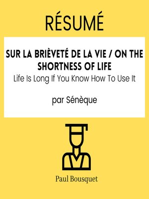 cover image of Résumé--On the Shortness of Life / Sur la brièveté de la vie